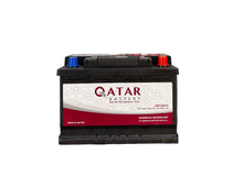 A Qatar brand car battery.