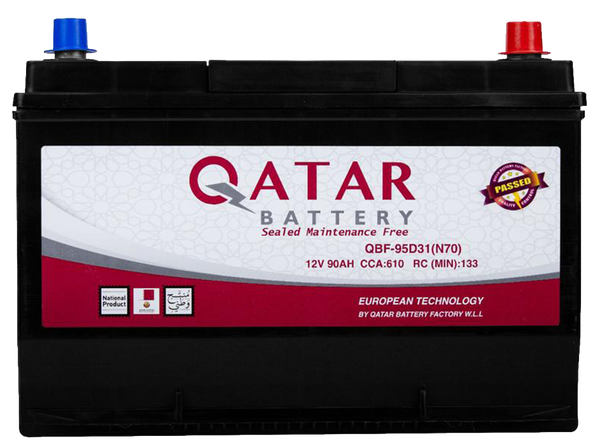 QATAR BATTERY 95D31L - 90AH 12V